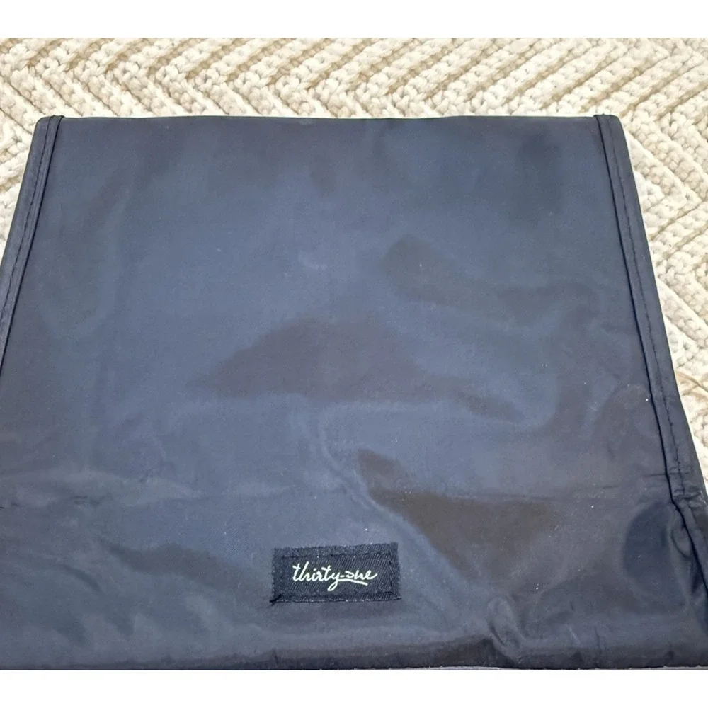 Thirty-One Fold Over Lunch Bag Black 31 Gives‎ Travel Insulated NWT